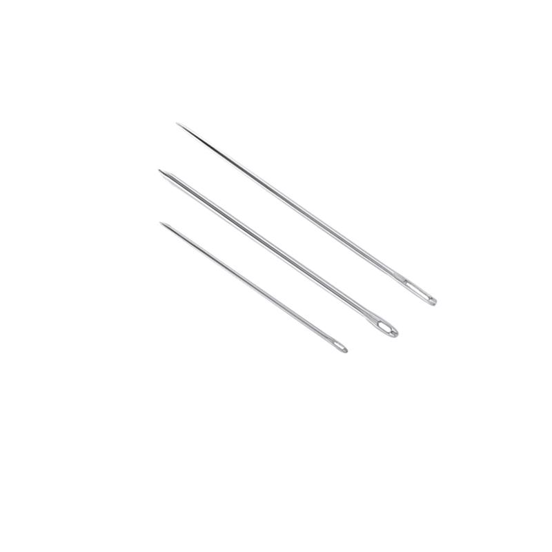 7Pcs/set Stainless Hand Repair Sewing Needles Threader Sail Carpet Leather Curved Canvas Leathercraft Handwork DIY Tools