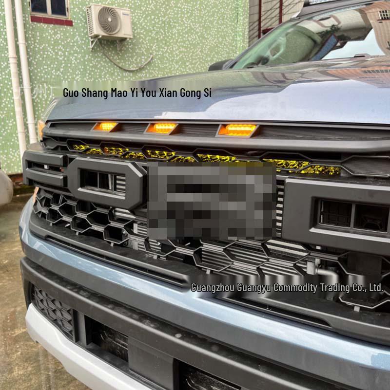 Ford Ranger T9 Raptor Body Kit: Upgraded Grille, Fender Flares, Front Bumper.