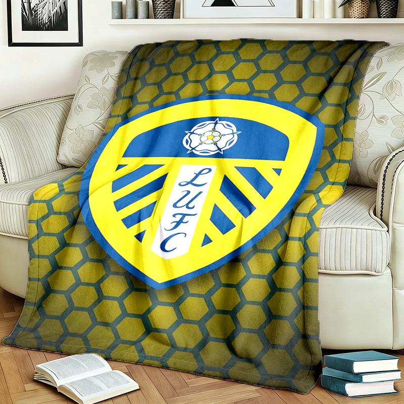 Leeds United Football Club Theme Blanket Suitable For Beds Sofas And Camping Perfect For Both Men And Women Comfortable Bedding All Year Round