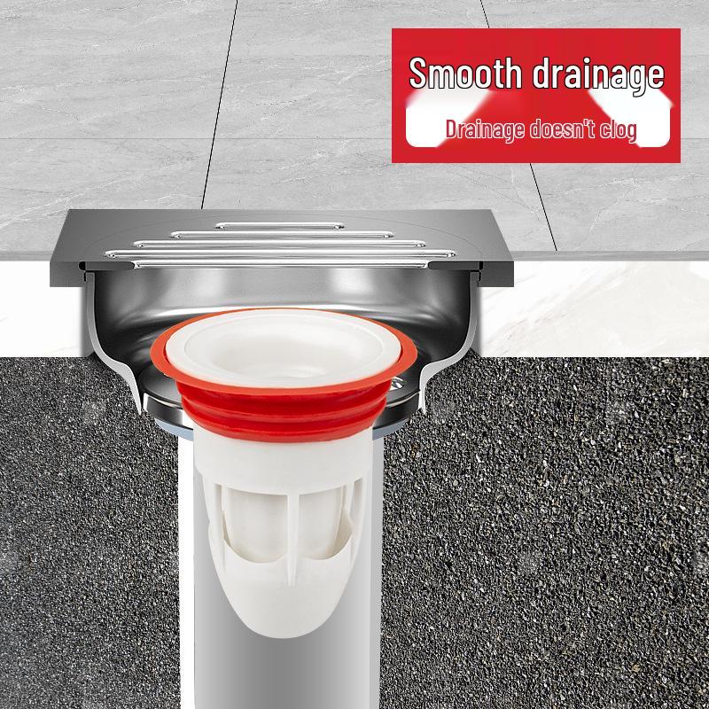 Short Anti-Backflow Odor & Insect-Proof Floor Drain Core for Bathroom/Kitchen