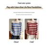 100% Wool Striped Sweater: Thick, Warm, Versatile Knitwear for Autumn/Winter