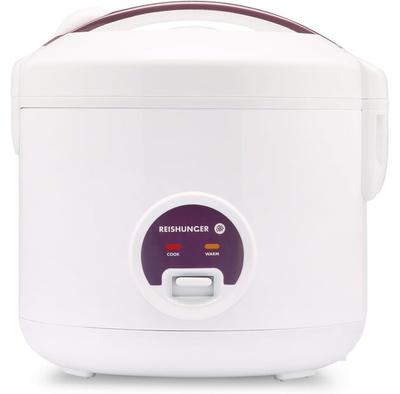 Reishunger Basis Rice Cooker with Ceramic Coating, White (533-RK-KER)