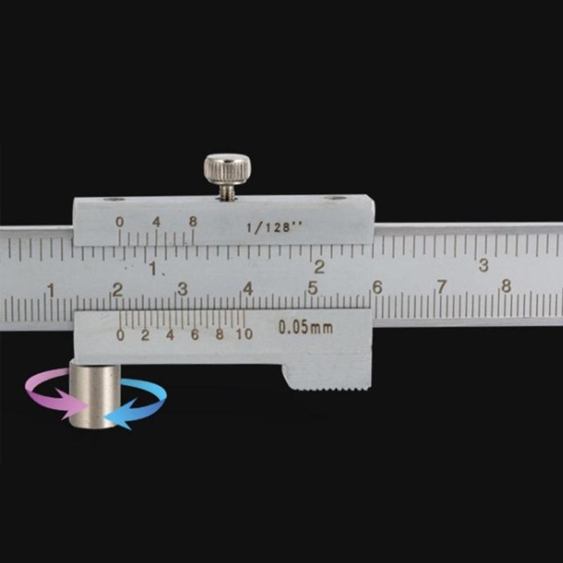 Metal Verniers Calipers 8in 200mm Stainless Steel with Engraveds Scale for Scribing Iron Wood and Other Surfaces
