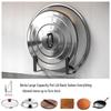 Brangdy Large Punch-Free Stainless Steel Pot Lid Holder