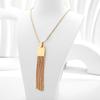 Ins Style Pendant Necklace Popular Sweater Chain Fashion Tassel Necklace  Women Girl