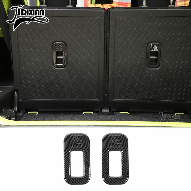

JIDIXIAN Carbon Fiber Grain Car Interior Decoration Cover Stickers Trim для автомобіля Suzuki Jimny 2022 Seat fastener trim