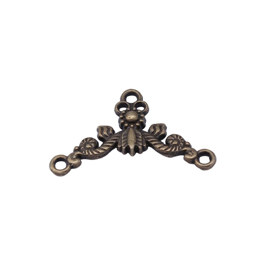 Geometric Flower Multi Loop Connectors Metal Links For Earrings Accessories Parts