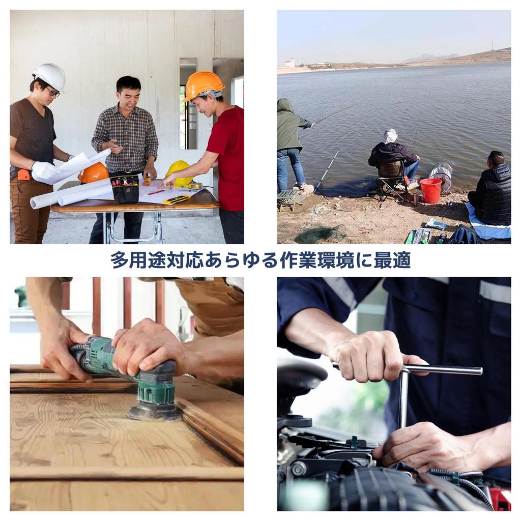 NIEPAN Waist Tool Accessory Nail with Detachable Tool Screw Tool Nylon Waterproof and Ideal for DIY and Fishing Prevents Tools from Small Work Bag