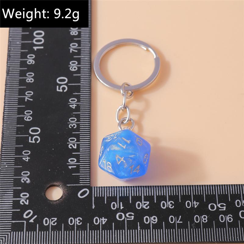 Niedliche Schlüsselanhänger Harz Bunte Würfel Anhänger Schlüsselringe Souvenir Geschenk für Frauen Männer Autoschlüssel Handtasche Anhänger Schlüsselanhänger DIY Zubehör