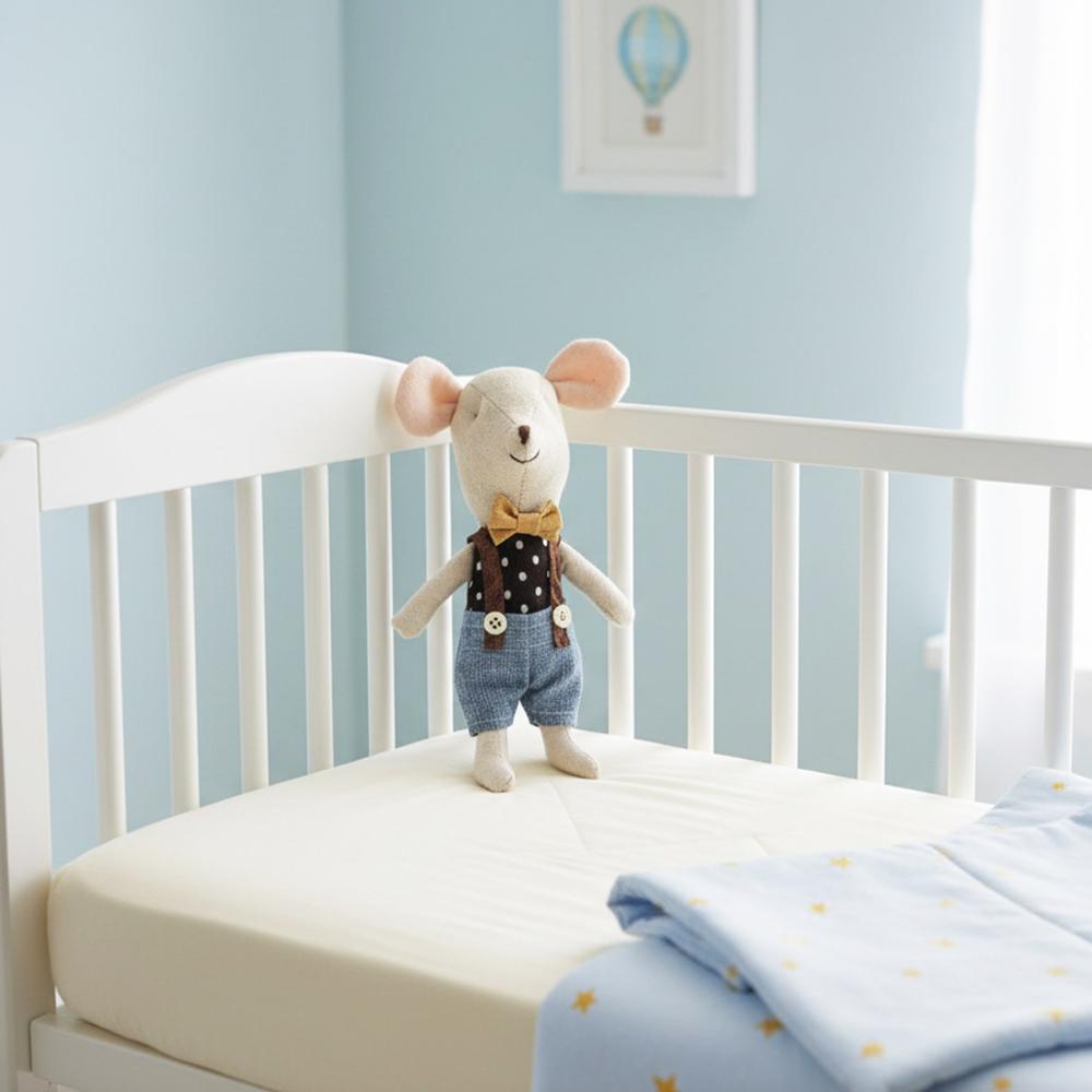 Mus plysj 17cm liten jente elsker dukke søte kosedyr plysjdukke Julegave mini kjærlighetsdukke liten mus