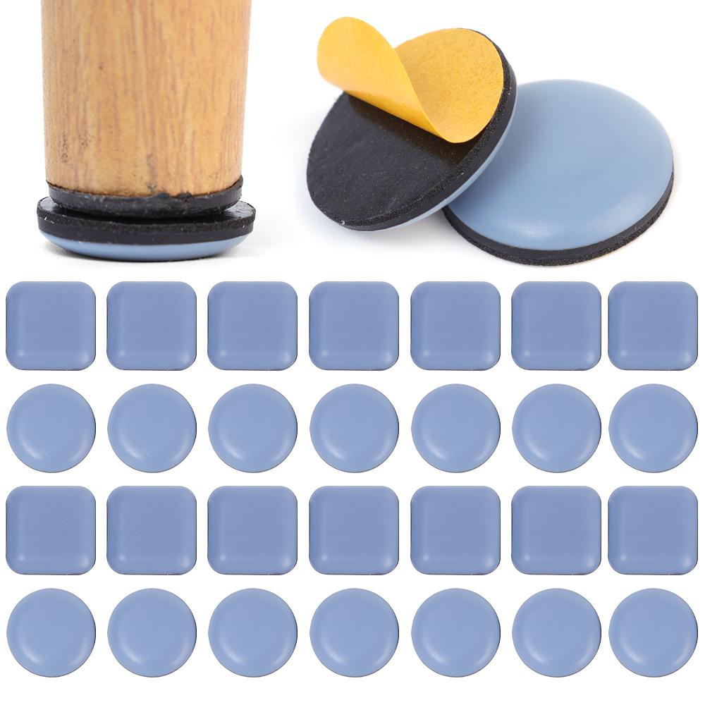 Self-adhesive Sliding Pad Kitchen Appliance Gaskets Mini Furniture Sliders Feet Glider Table Chair Leg Mat Home Floor Protector