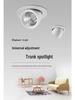 Elephant Trunk LED Recessed Downlight: Anti-Glare Ceiling Spotlight for Clothing Stores
