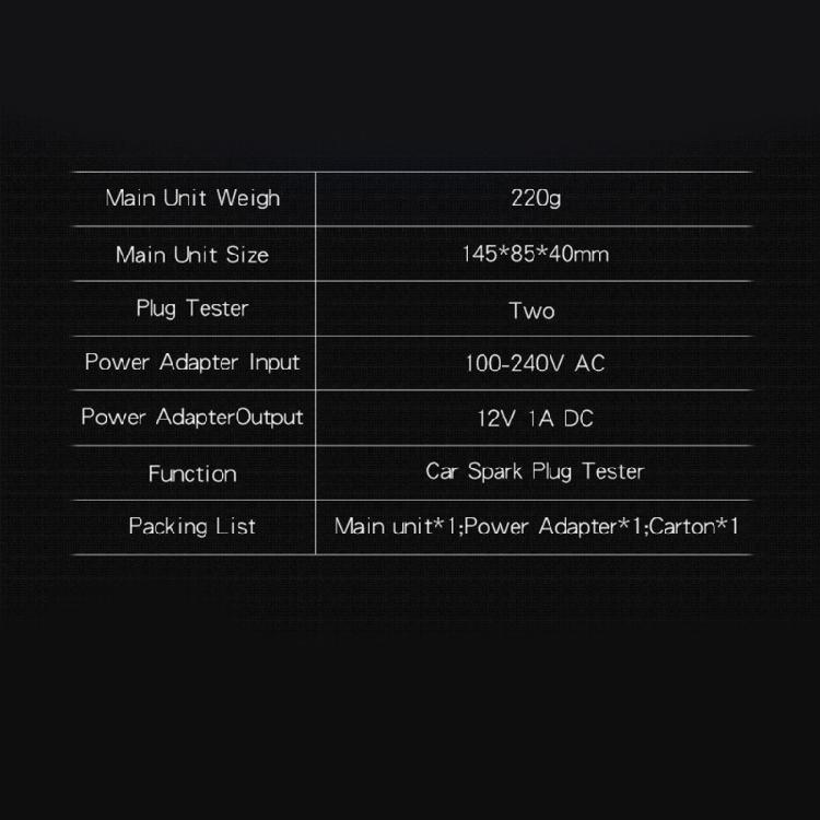 Automotive Misfire Tester with EU Standard Adapter Misfire Testing Equipment