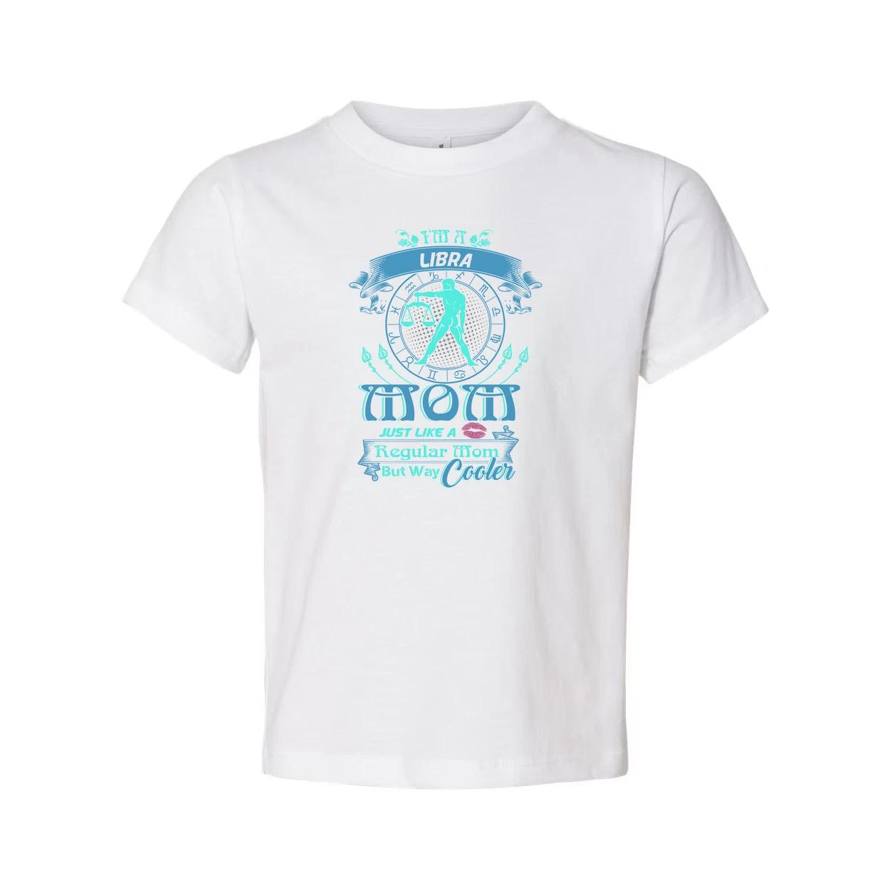 

Libra Zodiac Mom Graphic Tee Unisex Design With Circle Symbol And Quote Just Lik S