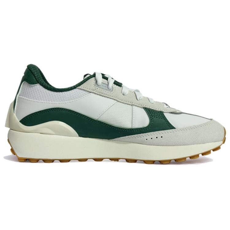 New LiNing Anti-Slip Wear-Resistant Low-Top Casual Shoes Men's White Green AGCU177-1