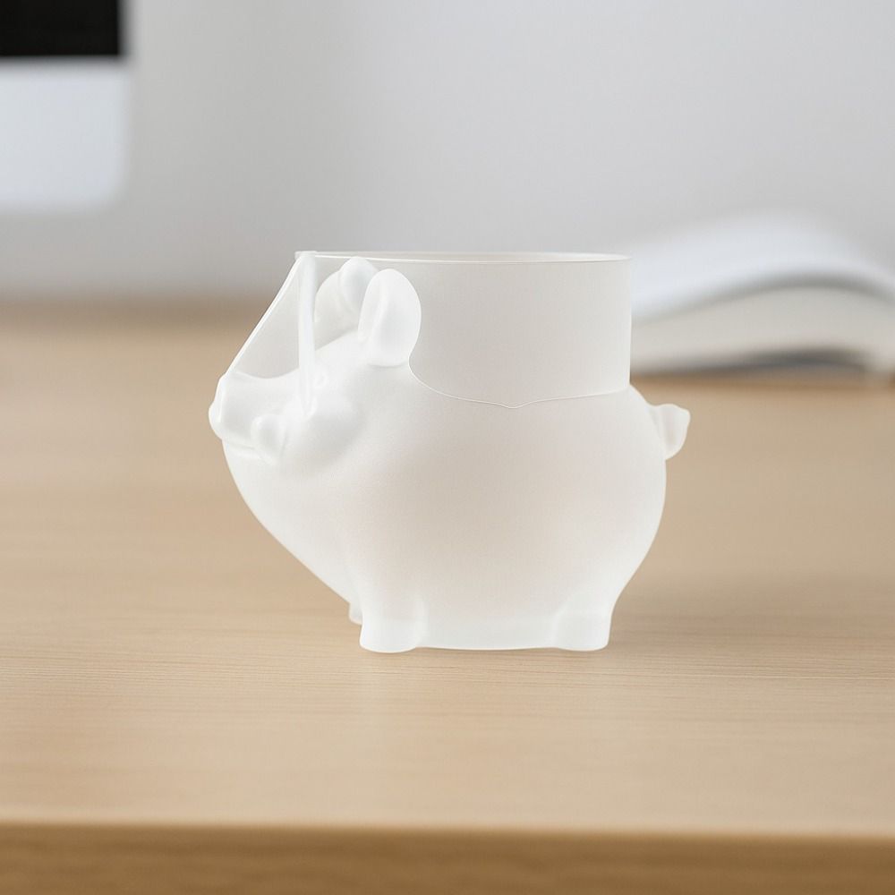 Creativity 3D Wild Boar Cement Mold Cartoon DIY Craft Pen Holder Mold Easy To Use Silicone Planter Sillicone Mold Home Decor
