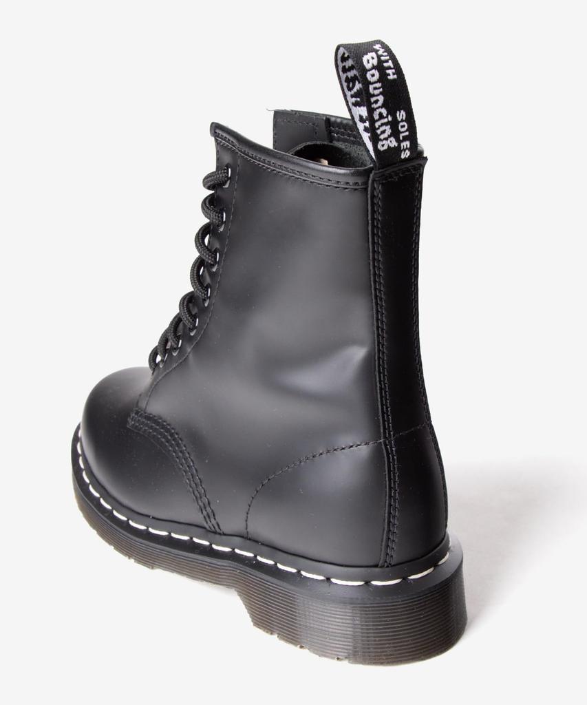 24758001 1460 White Stitch 8 Hole Boots BLACK [Dr. Martens] [Used]