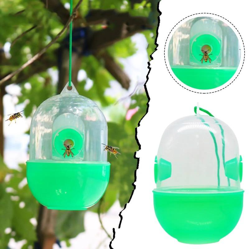 20PCS Hanging Beekeeping Catcher Cage Reusable Yellow Jacket Trap Wasps Control Wasp Bee Catcher for Home Garden Orchard Farm