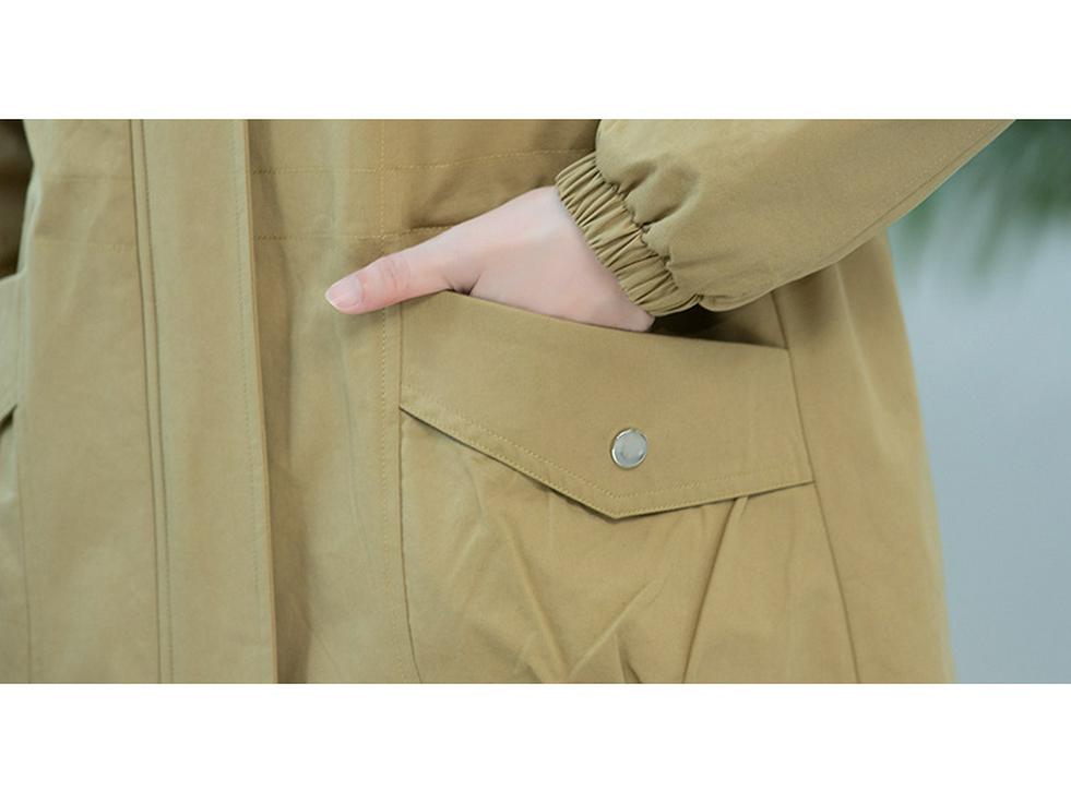Women's Short Fashion Hooded Coat - 2025 Autumn/Winter, Plus Size, Loose Casual Thickened Jacket