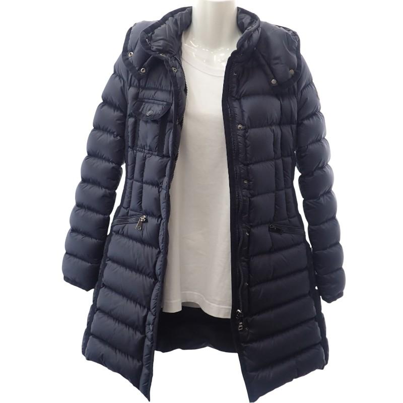 MONCLER  E20934930005 53048 0 Down jacket Navy Nylon Women