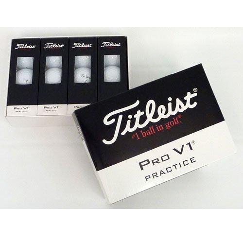 Titleist Pro V1 Practice Golf Balls, White (One Dozen)
