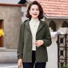 2026 Spring Mid-Aged Women's Hooded Casual Jacket