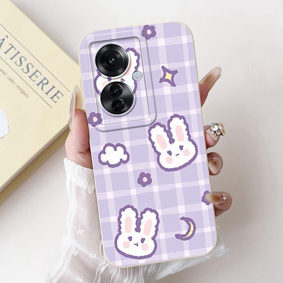 Cute Cartoon Phone Case For OPPO Reno11 F 11 11Pro 5G Soft Silicone Shockproof Cover For Oppo Reno11 Pro 11F Cases Bumpers