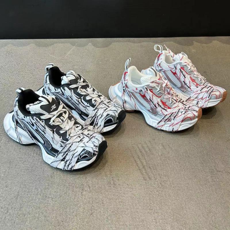 Summer New 3XL Spider Woven Strap Dad Shoes Old Platform Couple Sports Shoes Women