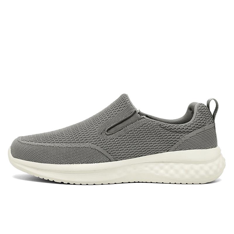 Brand Design Comfort Slip-on Casual Sneakers Thick Soles Cushioned Mesh Shoes Breathable Outdoor Walking Travelling Driving
