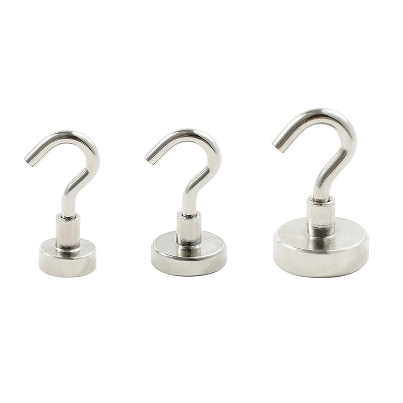 Super Strong Magnet Hook - High Strength, Punch-Free Refrigerator Magnet Fixer