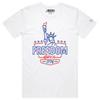 VOICEART Freedom Lady Liberty Patriotic Graphic Premium T-Shirt for US Holidays
