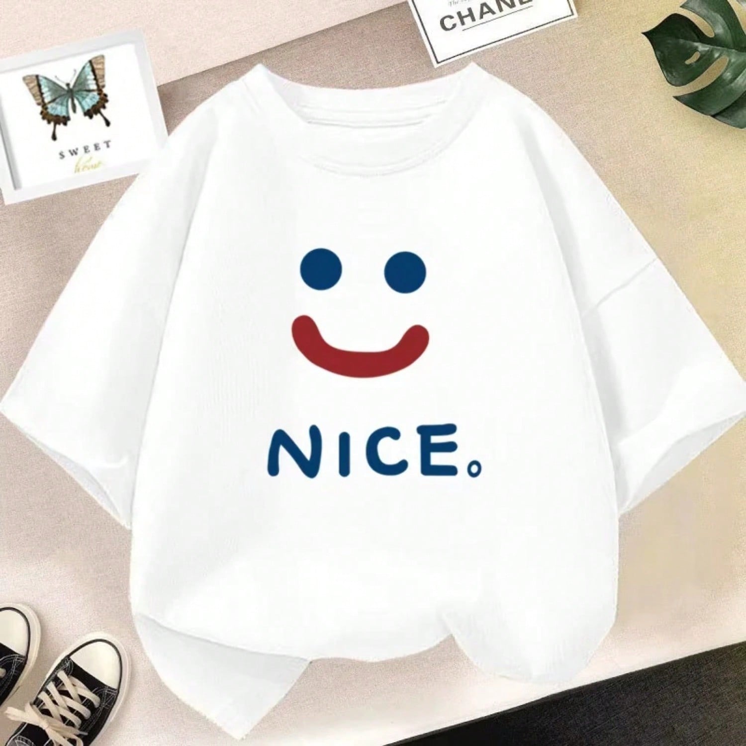2024 Y2K Summer Clothing Summer Hot Children s Clothing Fun Printed Children s Clothing Girls Boys Short Sleeve T-Shirts Co S разноцветный