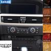 For BMW 3 Series E90 E92 E93 2005-2012 Dashboard Center Air Outlet Frame Cover Piano Black Stickers Car Interior Accessories
