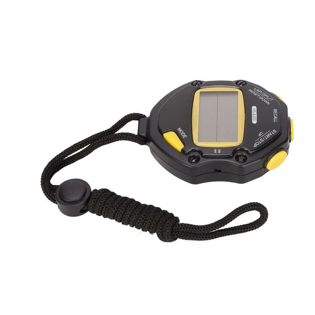 Electronic Stopwatch 2 Line Display 20 Lap Memory Digital Sports Stopwatch with Countdown Timer