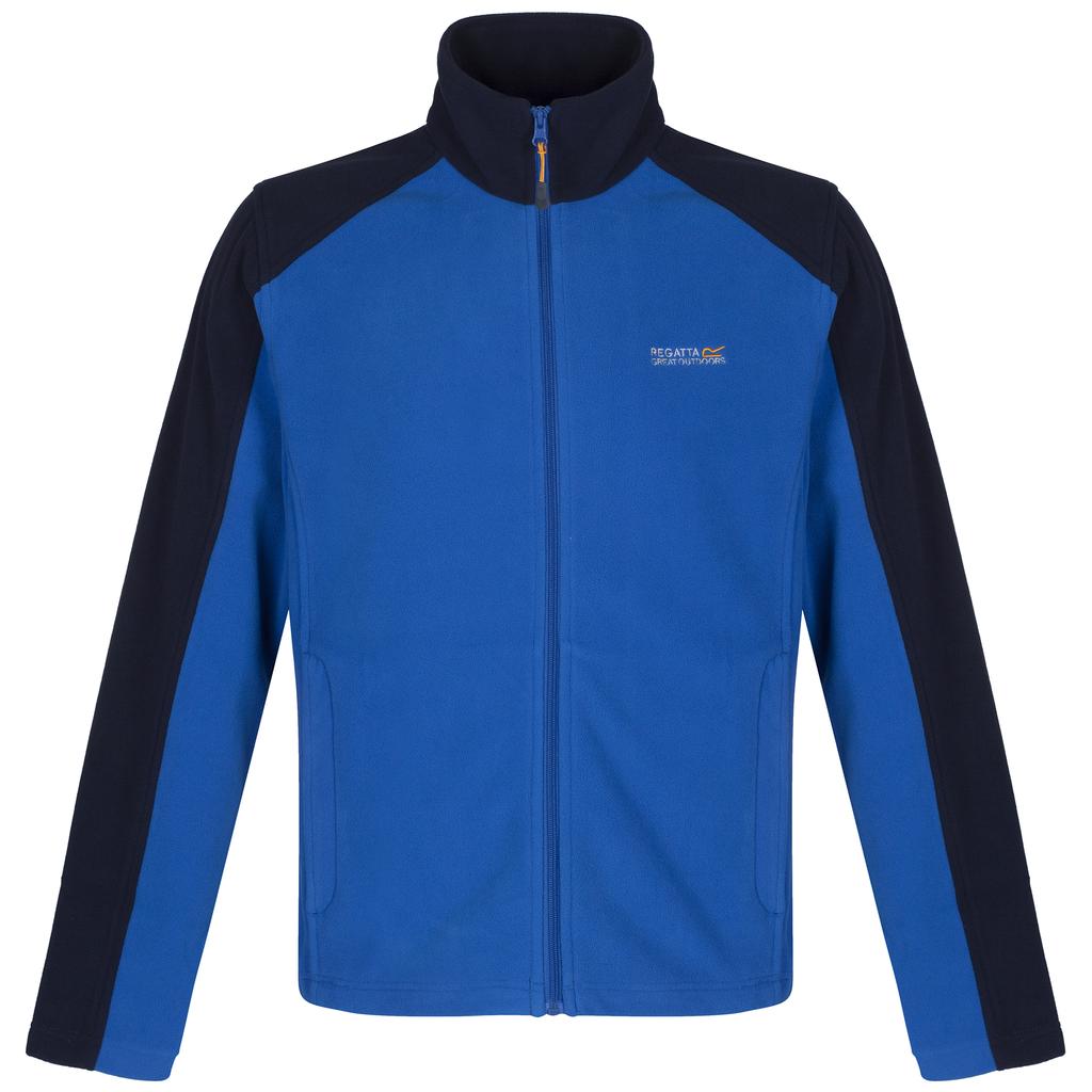 Regatta Great Outdoors Herren Hedman II Zweifarbige Fleecejacke mit durchgehendem Reißverschluss