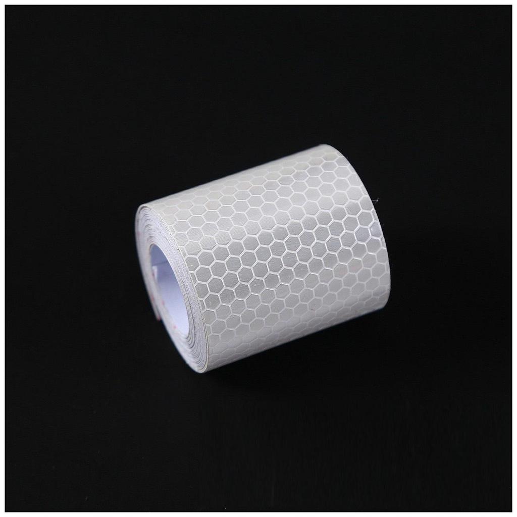 Tri-Color Reflective Crystal Grid Tape for Cars, Bikes, and Motorcycles