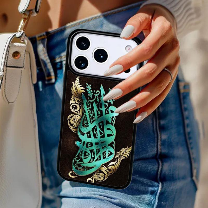 Islamic Muslim Bismillah Phone Case For iPhone 17 Air 14 15 13 12 Max Cover For Apple 14 15 16 16e 11 Pro Max Plus