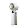 Tragbarer Handventilator Mehrstufig Einstellbar Ventilator Nacken-Hängeventilator mit Digitalanzeige Reise Kühlung Eisventilator