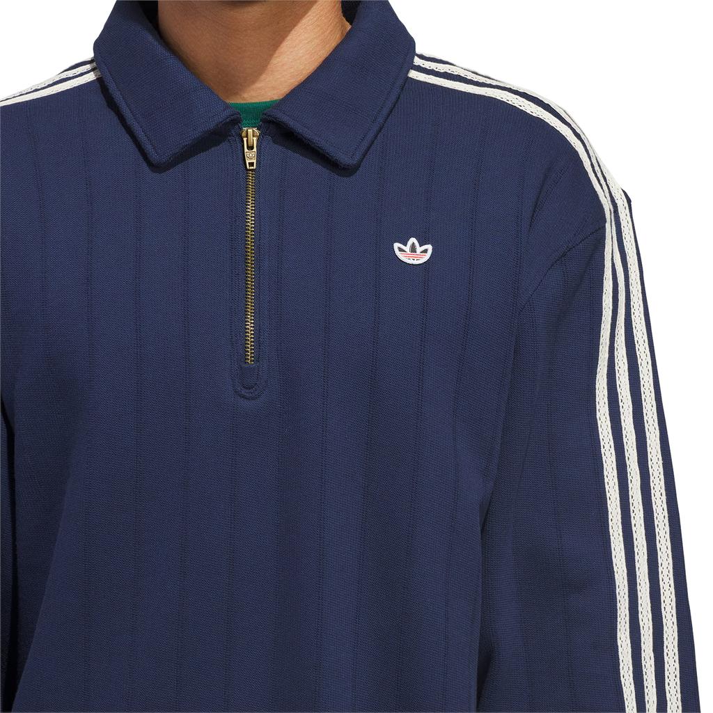 adidas X CLOT Quarter Zip Night Indigo Unisex Tops Blue JM7097