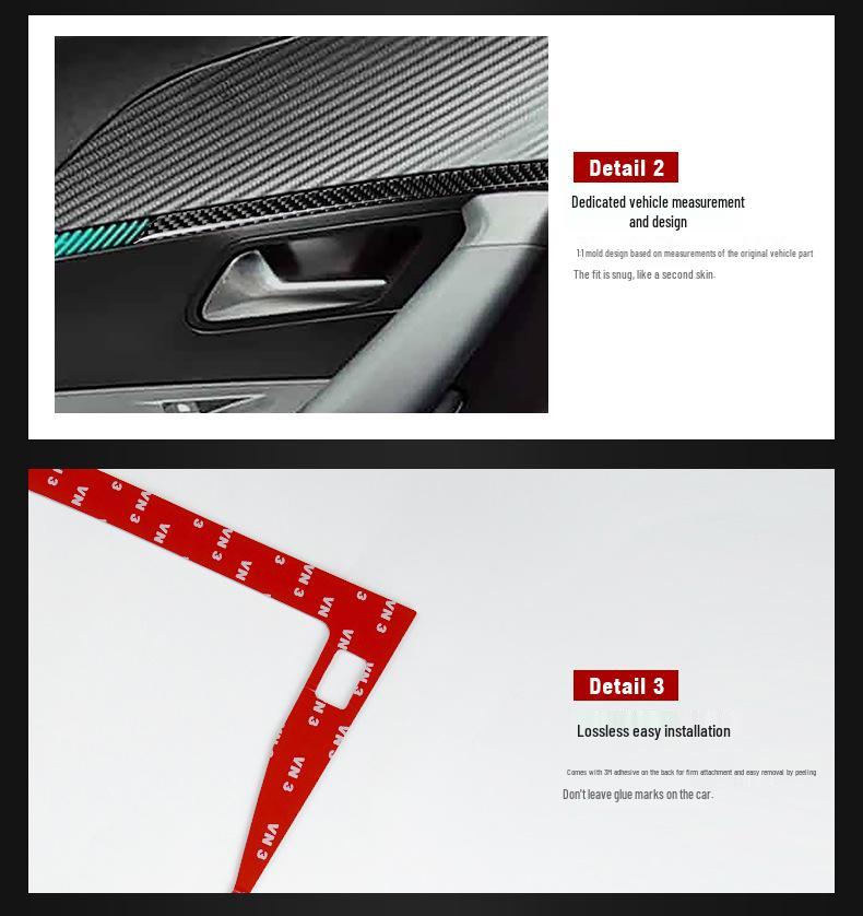 Peugeot 208 Carbon Fiber Epoxy Interior Mod Kit