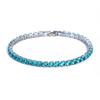 Elegant Cross-border Luxury Zircon Tennis Bracelet with Copper Micro-inlay