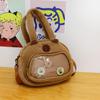 Adorable Plush Capybara Single Shoulder Crossbody Bag Handbag Cute Gift Kids
