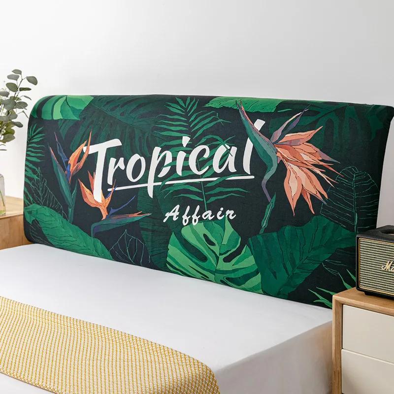 Nordic Cartoon Cat's Paw Bed Head Soft Dust Cover Full Enclosed Elastic Dust-proof Bed Head Cover/ Protective Cover