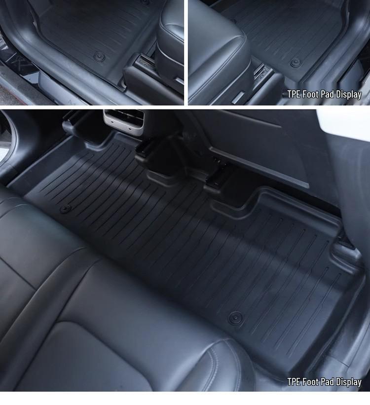 Custom TPE Floor and Trunk Mats for Tesla Model 3 & Y