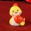Year The Of Snake Mascot Toy Resin Cake Decoration Doll Room Decorate Gifts