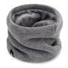 Luxurious Winter Cashmere Scarf for Women Thick Fleece Neck Warmer Wool Knit Bandana Plush Ski Headband Buff