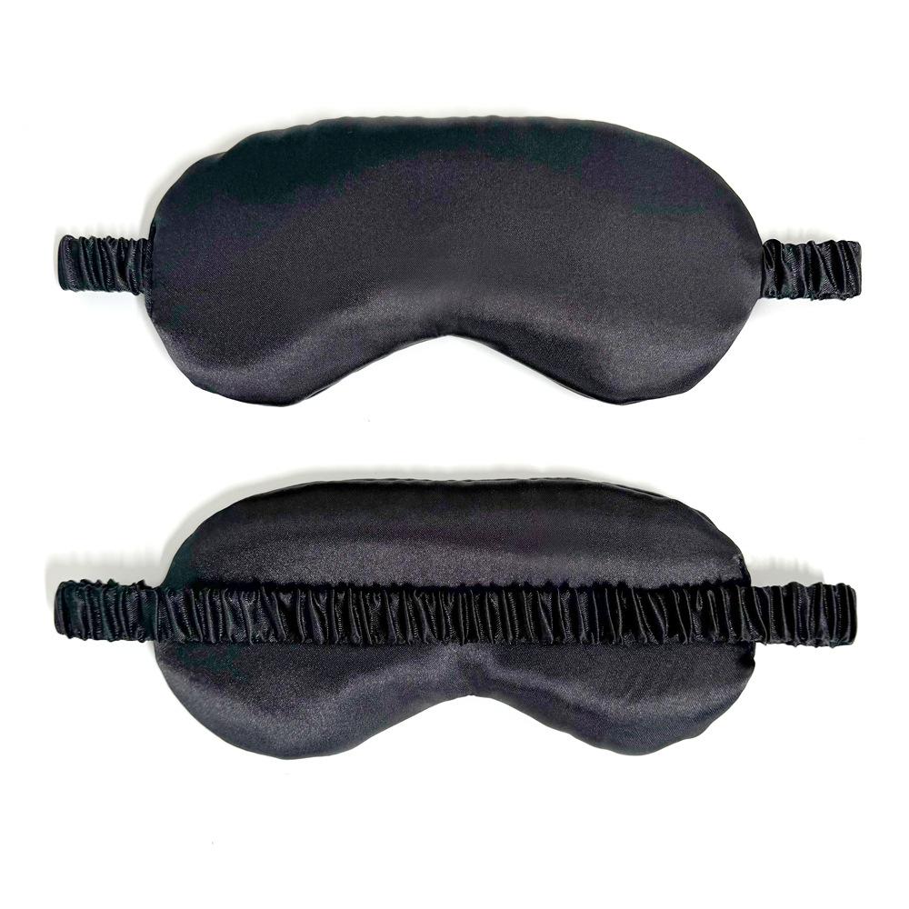 Eye Mask Satin Sleep Blackout Blindfold Soft Comfortable Travel Sleeping Mask Women Men Adjustable Elastic Band Eye Cover