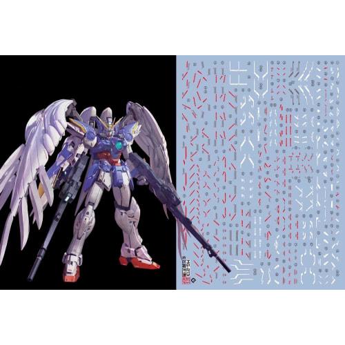 

Fluorescent!! HG RG MG PG RE HiRM Robot MS Detail-Up Water-Transfer Decals (for MG 1/100 Wing Gundam Zero EW Ver.Ka)