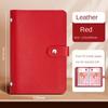 Save Money 100 Envelopes Money Saving Challeng Large Capacity Waterproof Mini Binder Savings Challenge Reusable PU
