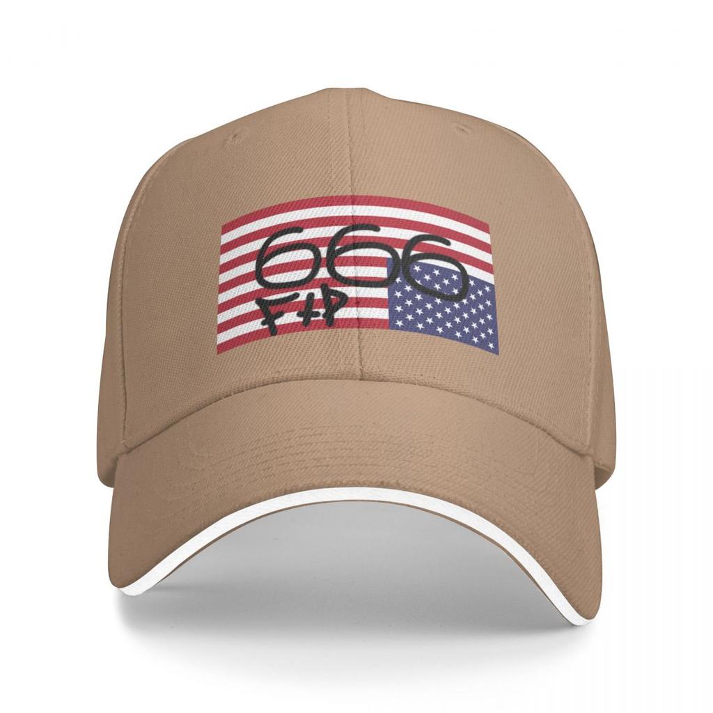 666, FTP Czapka z amerykańską flagą Czapka z daszkiem Moda plażowa Unisex czapki Damskie